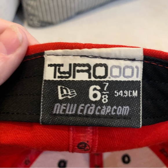 New Era San Diego State Aztecs Tyro.001 Collegiate Red Fitted Cap Hat - Picture 3 of 5